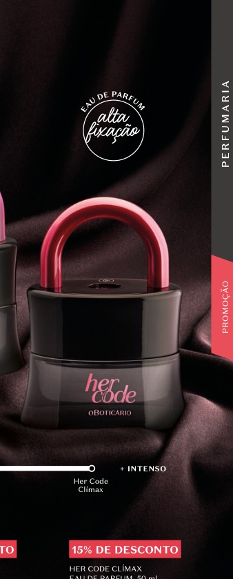 HER CODE CLÍMAX EAU DE PARFUM, 50 ml