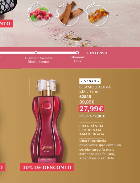 GLAMOUR DIVA EDT, 75 ml
