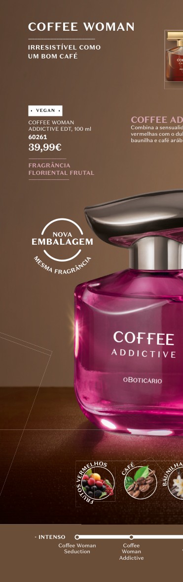 COFFEE WOMAN ADDICTIVE EDT, 100 ml