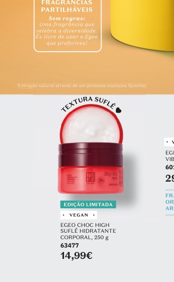 SUFLÊ HIDRATANTE CORPORAL, 250 g