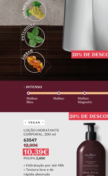 LOÇÃO HIDRATANTE CORPORAL, 200 ml