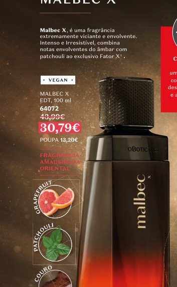 MALBEC X EDT, 100 ml