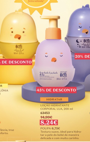 LOÇÃO HIDRATANTE CORPORAL LUA, 200 ml