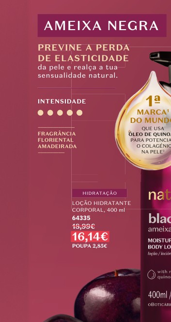 LOÇÃO HIDRATANTE CORPORAL, 400 ml