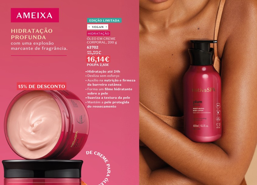 ÓLEO EM CREME CORPORAL, 200 g