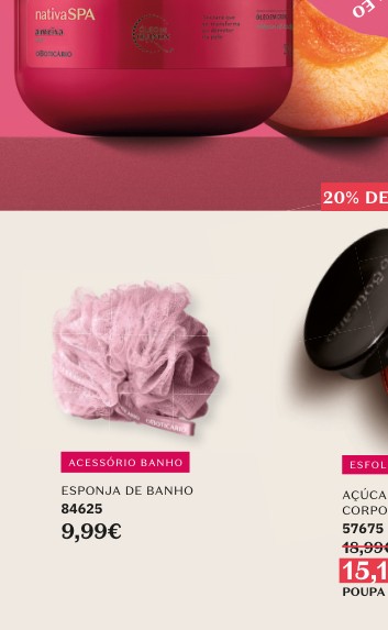 ACESSÓRIO BANHO ESPONJA DE BANHO