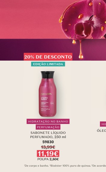 SABONETE LÍQUIDO PERFUMADO, 250 ml
