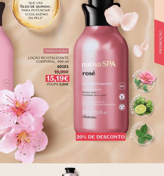 LOÇÃO REVITALIZANTE CORPORAL, 400 ml
