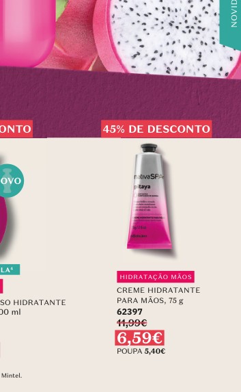 CREME HIDRATANTE PARA MÃOS, 75 g