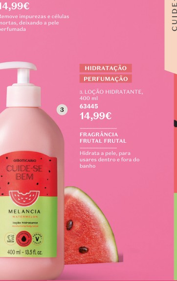 LOÇÃO HIDRATANTE, 400 ml