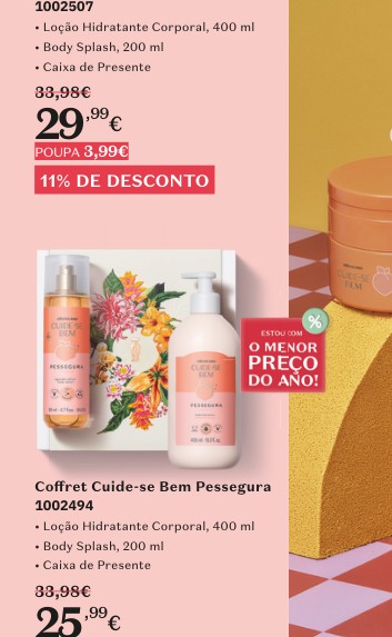 Coffret Cuide-se Bem Pessegura