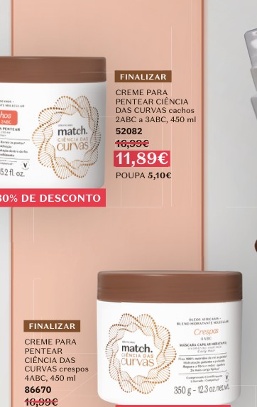 DAS CURVAS cachos 2ABC a 3ABC, 450 ml