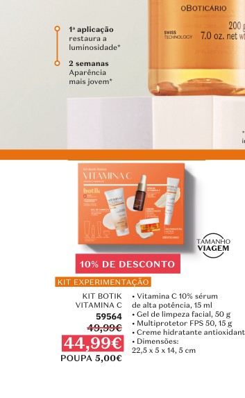 Gel de limpeza facial, 50 g VITAMINA C