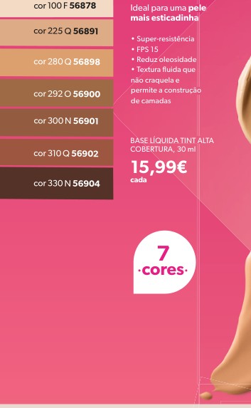 COBERTURA, 30 ml cor 310 Q