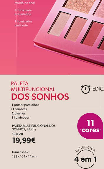 PALETA MULTIFUNCIONAL DOS SONHOS, 24,6 g