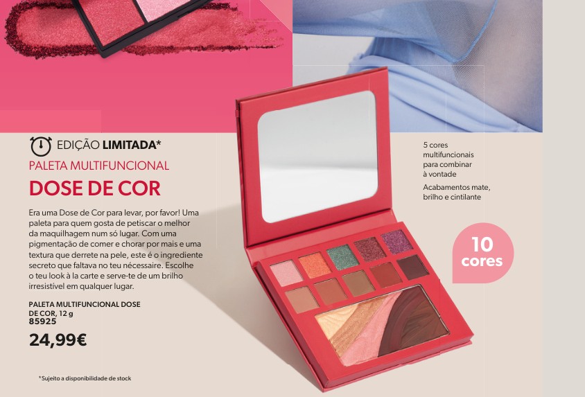 PALETA MULTIFUNCIONAL DOSE DE COR, 12 g