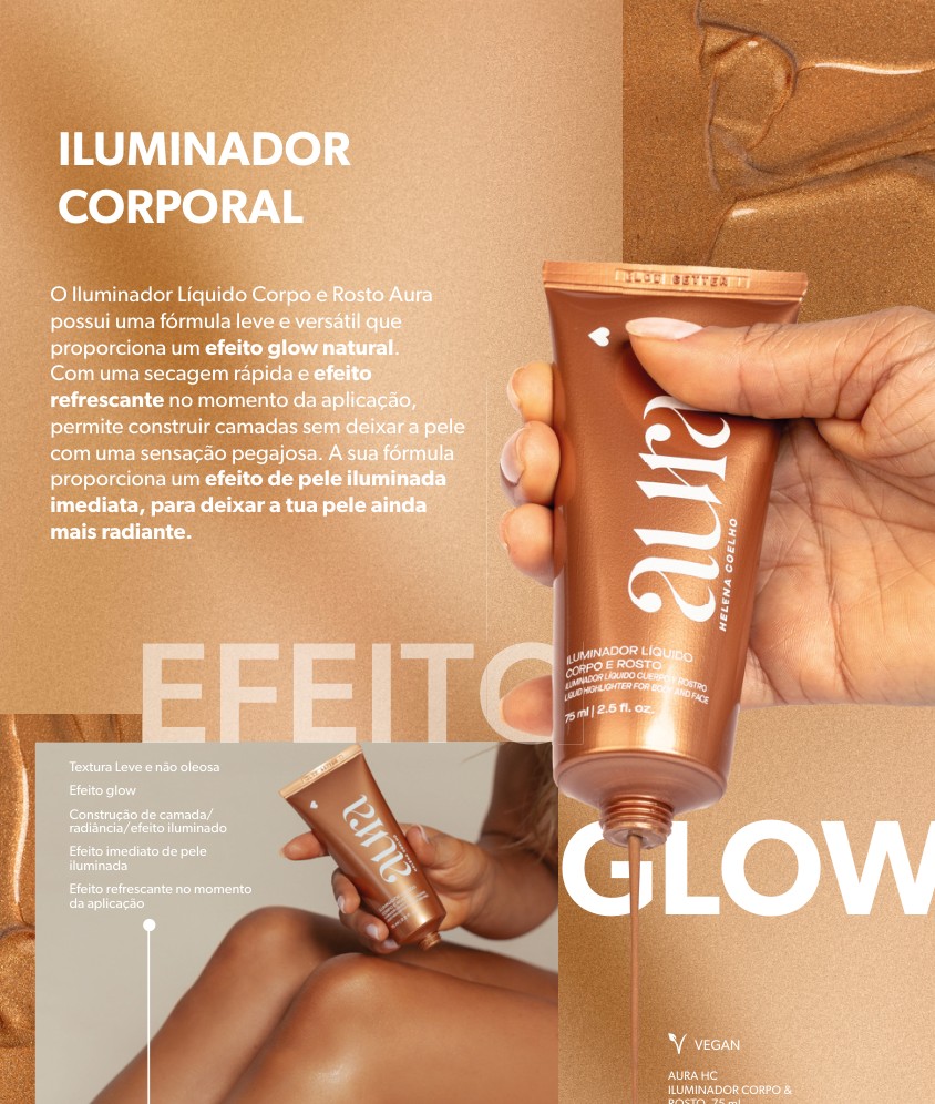 ILUMINADOR CORPO & ROSTO, 75 ml